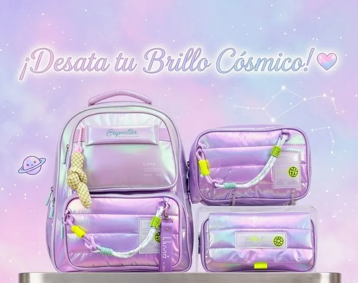Kit Escolar, Mochila, Lonchera Y Estuchera
